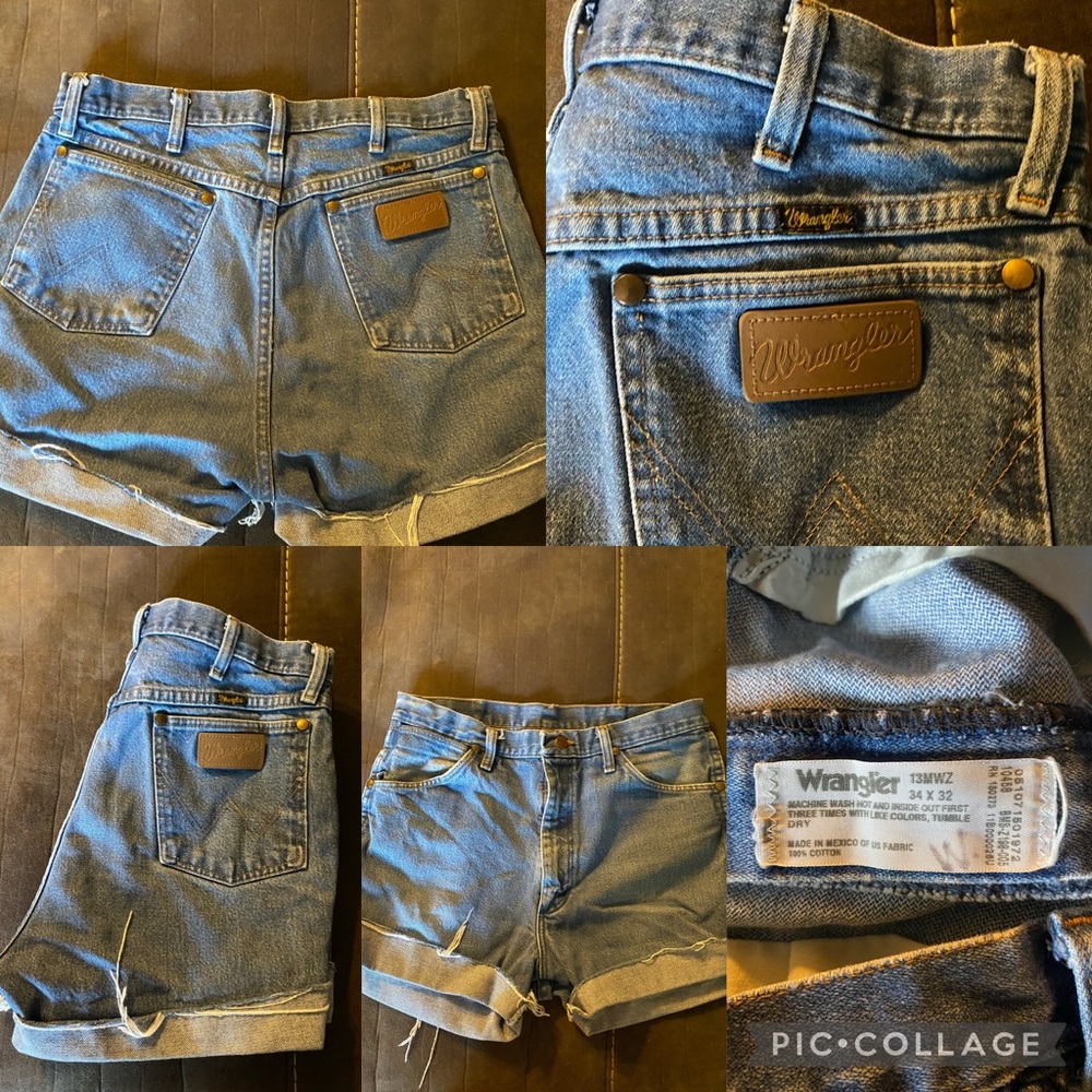 Vintage Wrangler cutoffs